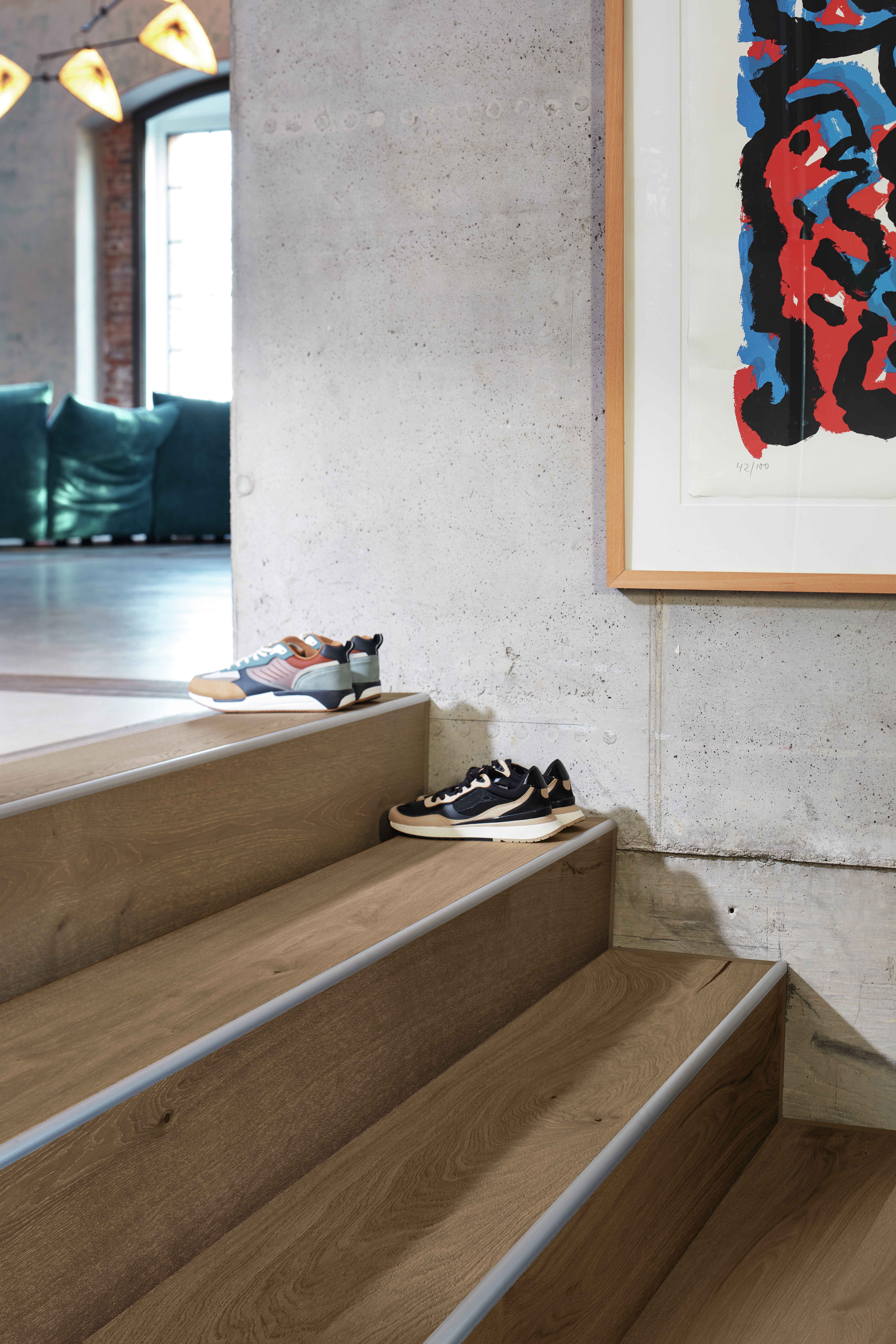 11 mm Lindura-Holzboden HD 400 ultramattlackiert - Eiche authentic greige gebürstet 08923_4