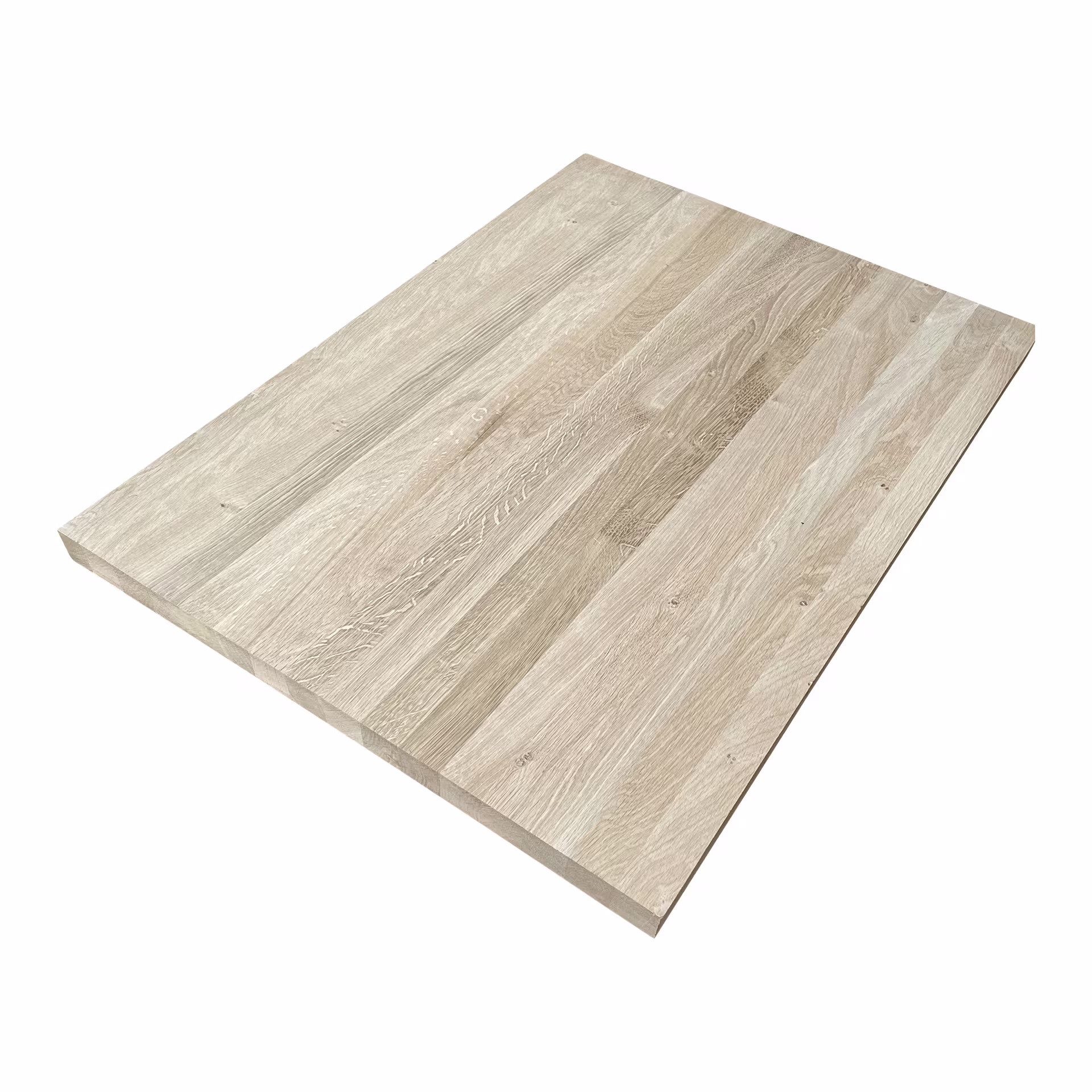 40 mm Eiche Treppenstufen, kleinastig, durchgehende Lamellen, fixe Lamellenbreite