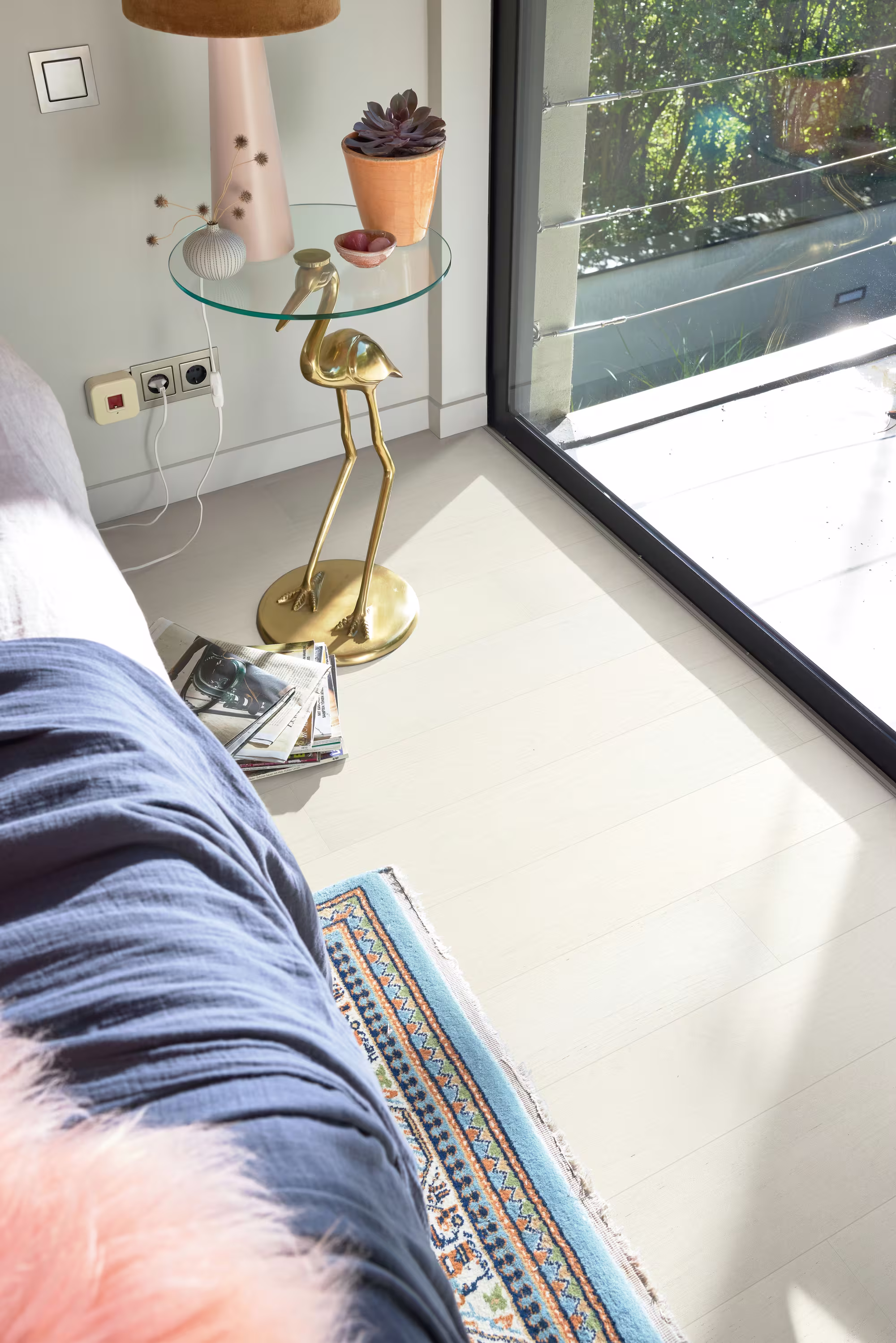 13 mm MeisterParkett. longlife PD 400 ultramattlackiert - Eiche harmonisch polarweiß 09008