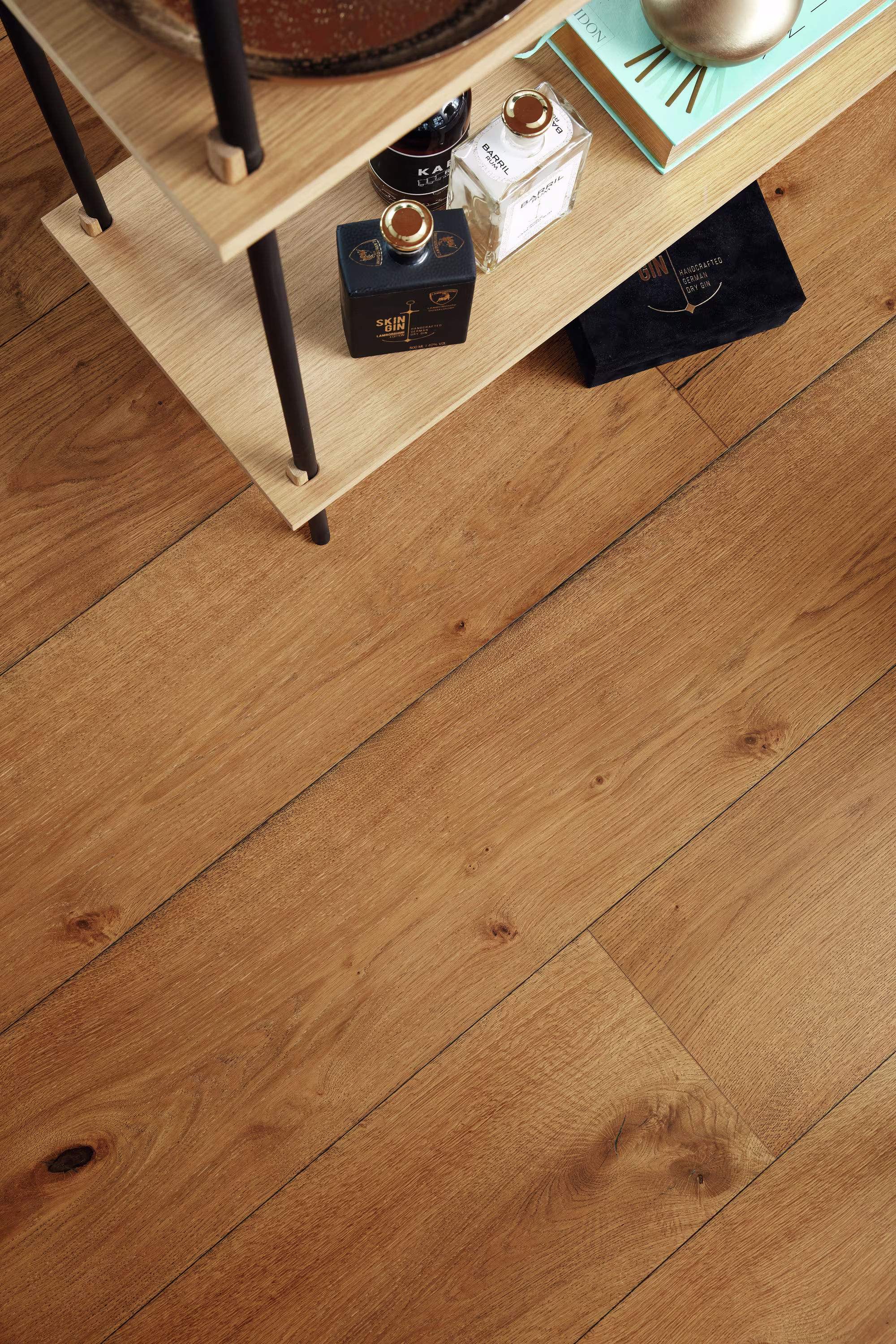 11 mm Lindura-Holzboden HD 400 naturgeölt - Eiche authentic kastanienbraun gebürstet 08911