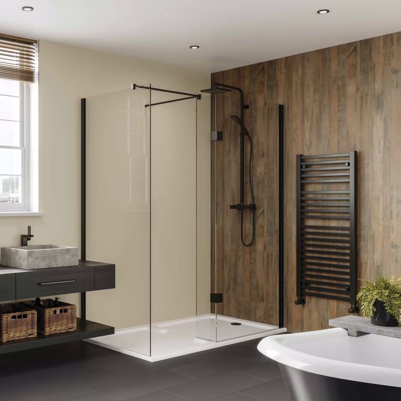 11 mm Multipanel Wandpaneele - Salvaged Planked Elm 9480 - Linda Barker Kollektion